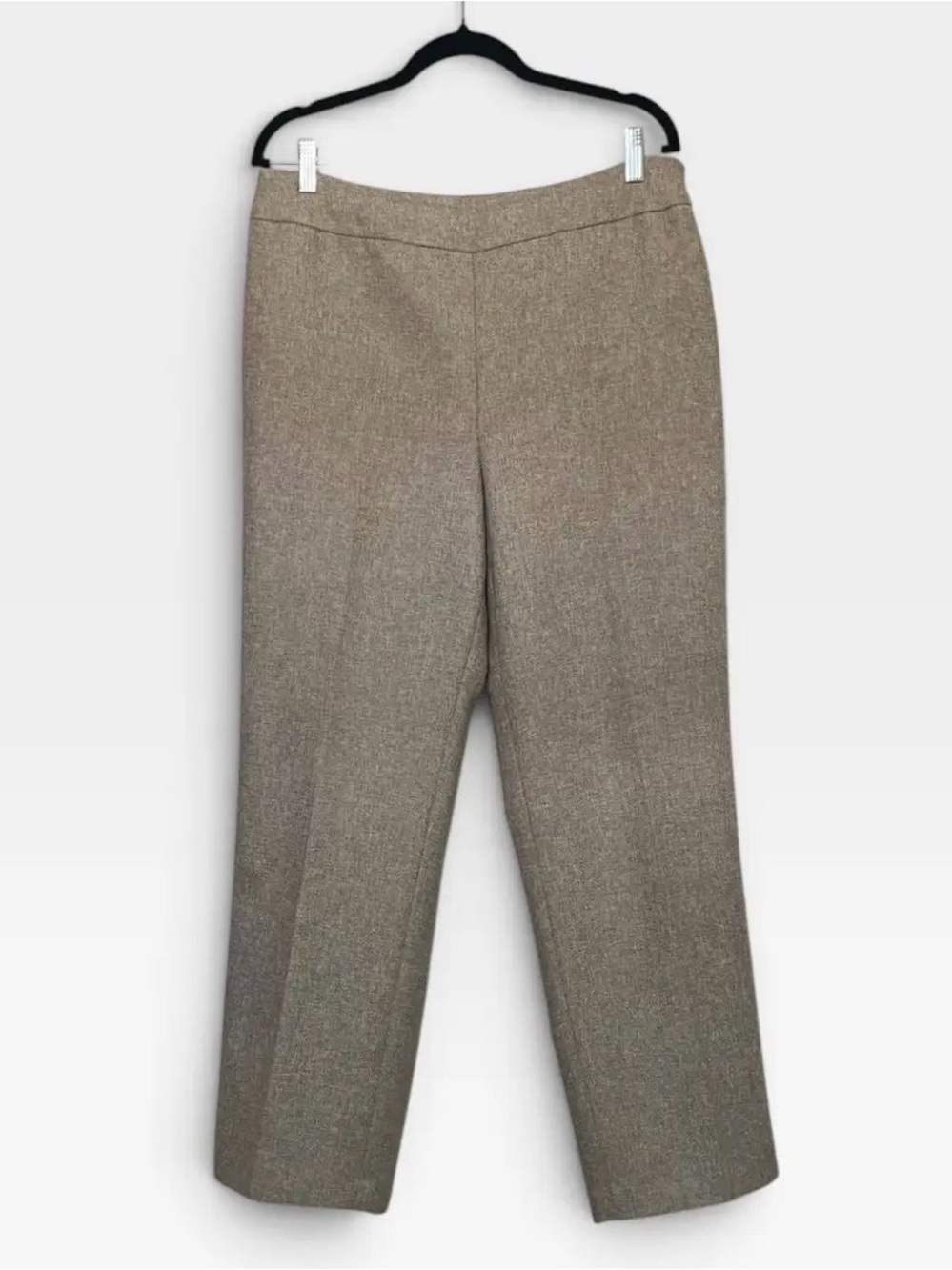 Kasper Women's Classic Pants in Tan Heather Tweed